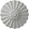 Ekena Millwork Shakuras Ceiling Medallion (Fits Canopies up to 1 3/8"), Hand-Painted Frost, 9"OD x 1 3/8"P CM09SHFRF - alternate 1